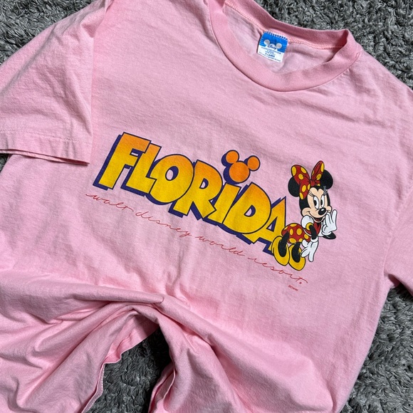 Disney Other - Vintage 80s Disney Minnie Mouse Florida Shirt Made In USA